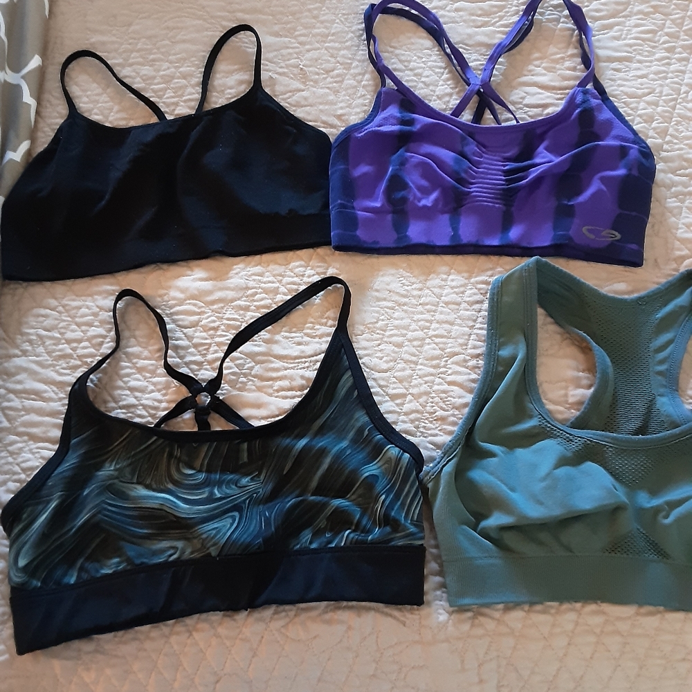 Womens exercise/yoga tops all 4